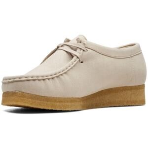 Clarks Women's Cream Tan Sneakers